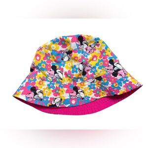 Colorful Floral Minnie Mouse Bucket Hat